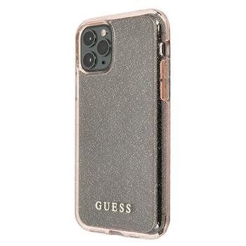 Guess GUHCN65PCGLPI Hardcase Glitter Защитный чехол для iPhone 11 Pro Max / розовый (GUHCN65PCGLPI)