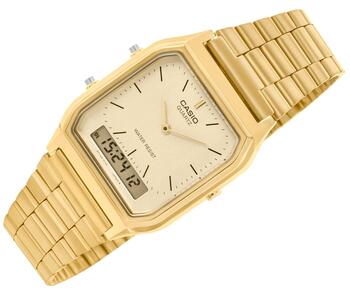 CASIO AQ-230GA-9DMQYES Vīriešu pulkstenis / Zelta (AQ-230GA-9DMQYES)
