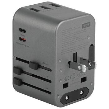 Energea TravelWorld USB-C PD + Универсальный Aдаптер PPS 35W (TWA35-GUN)