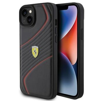 Ferrari Twist Metal Logo Back Case Защитный Чехол для Apple iPhone 15 Plus (FEHCP15MPTWK)