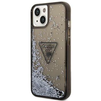 Guess GUHCP14SLFCTPK Liquid Glitter Palm Collection Aizsargapvalks priekš iPhone 14 / 15 / 13 6.1