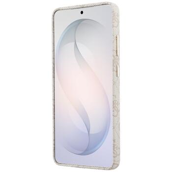 Guess 4G Rhinestone Round Logo MagSafe Защитный чехол для Samsung Galaxy S26 Ultra / розовый (GUHMS26LP4GRMDEP)