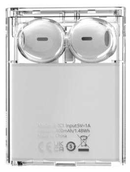 Joyroom JR-TC1 IceLens Series Bluetooth LED Беcпроводные Наушники (JR-TC1-WHT)