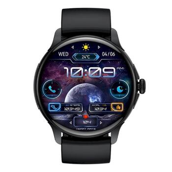 Rubicon Smartwatch RNCF35 Смарт-часы с браслетом + ремешком / чёрный (SMARUB307)