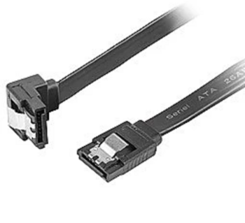 Lanberg SATA III Leņķa Datu Kabelis 0.5m (CA-SASA-13CU-0050-BK)
