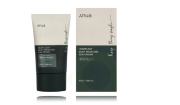 Anua Heartleaf Silky Moisture Солнцезащитный крем SPF50+ PA++++ 50 ml (8809640737275)