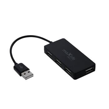 Maxlife Home Office USB 2.0 USB - 4x USB 0,15 m + kabelis 1,5 m Hubs (OEM0002311)