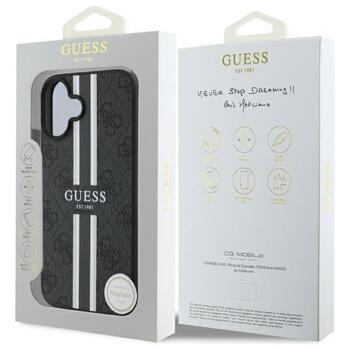 Guess GUHMP16SP4RPSK 4G Printed Stripes MagSafe Защитный чехол для iPhone 16 6.1