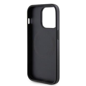 Guess Saffiano MagSafe Back Case Защитный Чехол для Apple iPhone 15 Pro Max (GUHMP15XPSAHMCK)