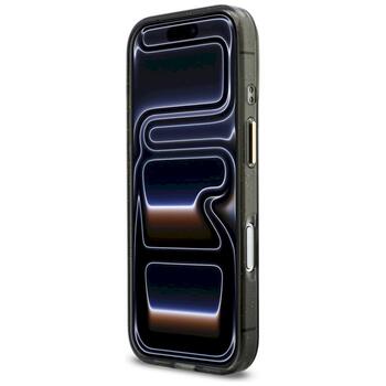 Guess IML Glitters Script Strap MagSafe Защитный чехол для iPhone 17 Pro / чёрный (GUHMP17L5HTGSMSK)