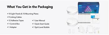 Govee B6066 Hexa Pro RGBIC LED Smart Panel Bluetooth / Wi-Fi / 10pcs (H6066302)
