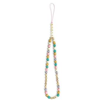 Guess Phone Strap GUSTFLWP Ремешок для телефона Heishi Beads / розовый (GUSTFLWP)