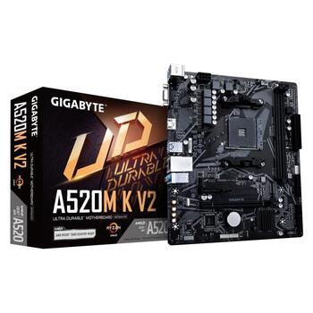 Gigabyte A520M K V2 Mātesplate Micro ATX / AMD AM4 / A520 / DDR4 (A520M-K-V2)