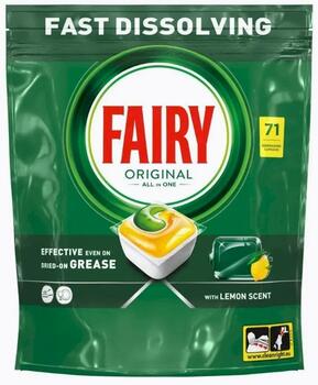 FAIRY Ain1 Lemon Таблетки Для Посудомоечной Машины 71 gab (8700216237420)