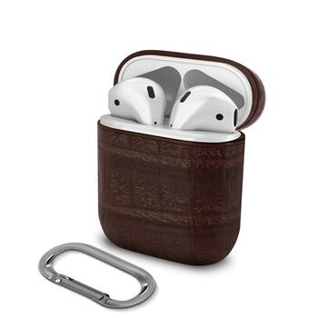 Devia Lux Series Eco Кожаный чехол с магнитным карабином Apple AirPods 1st Generation (D0313)