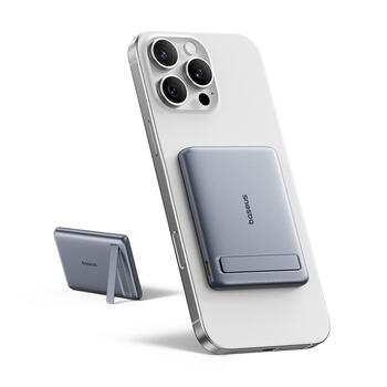 Baseus PicoGo AM31 Qi2 Портативный аккумулятор 5000 mAh 20W / серый (6932172690502)