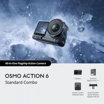 DJI Osmo Action 6 Standard Combo Sporta kamera (CP.OS.00000505.03)