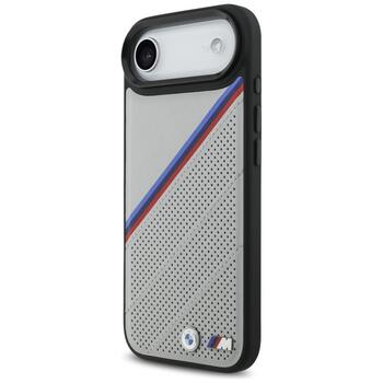 BMW M Tricolor Metal Logo MagSafe Case Защитный Чехол для Apple iPhone 17 Air (BMHMP17M25PCSPEG)