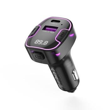 XO FM BCC12 Bluetooth FM Raidītājs MP3 Auto lādētājs 3.1A (BCC12)