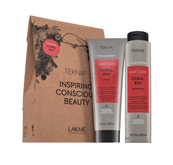 Lakmé Teknia Color Refresh Coral Red Набор 300ml + 250ml (8429421442367)