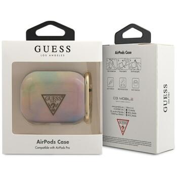 Guess GUACAPTPUMCGG01 Защитный чехол для AirPods Pro Tie & Dye Collection / розовый (GUACAPTPUMCGG01)