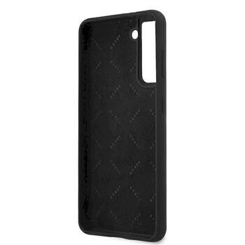 Guess GUHCS21MLSVSBK Script Vintage Защитный чехол для Samsung Galaxy S21+ G996 / чёрный (GUHCS21MLSVSBK)