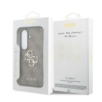 Guess PU 4G Metal Logo Case Чехол для Samsung Galaxy S26 (GUHCS26S4GMGBR)