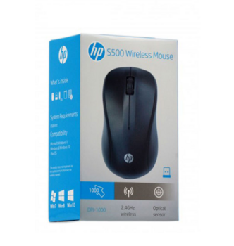 HP S500 Беспроводная Мышь 1000DPI (S500BK)