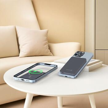 Swissten FUSION Power Bank Универсальный Внешний Аккумулятор MagSafe / Apple Watch / 5000 мАч Серебристый (22013982)