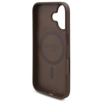Guess GUHMP16SP4ROPEMCW Hardcase 4G Flowers Print MagSafe Защитный чехол для iPhone 16 6.1