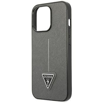 Guess GUHCP14XPSATLG Saffiano Triangle Logo Защитный чехол для iPhone 14 Pro Max 6,7