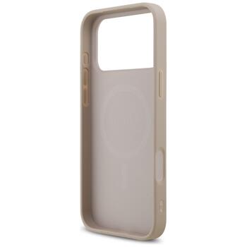 Case Guess 4G Printed Stripes MagSafe Защитный чехол для iPhone 17 Pro Max / розовый (GUHMP17XP4RPSP)