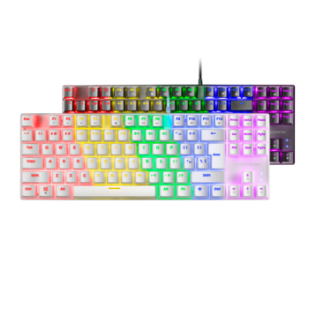 Mars Gaming MK80 Spēļu Mehāniskā Tastatūra RGB / Brown Switch / US (MK80BRUS)