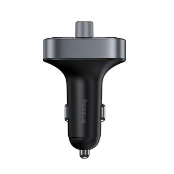 Baseus S-09 Auto FM Raidītājs Bluetooth 5.3 / 2x USB + USB-C (C10762200113-00)