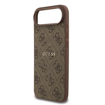 Guess PU Leather 4G Colored Ring MagSafe Case Aizsargapvalks priekš iPhone Air / brūns (GUHMP17MG4GFRW)
