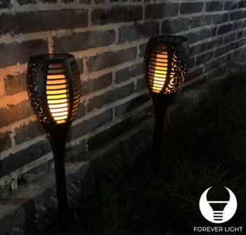 Forever Solar Flame Light Uguns efekts āra apgaismojums ar saules bateriju (RTV100011)
