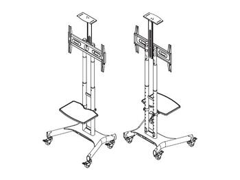 Multibrackets MB-2319 TV plaukts ar kronšteinu (MB-2319)