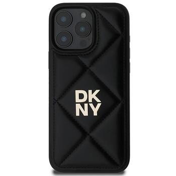 DKNY Quilted Stack Logo Защитный Чехол для Apple iPhone 16 Pro (DKHCP16LPQDSLK)