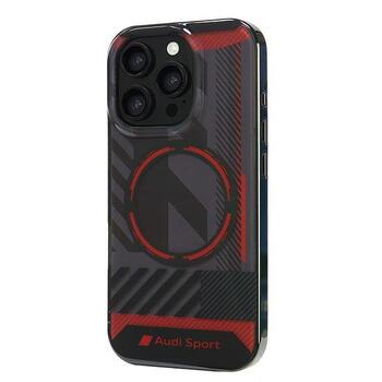 Audi IML Sport MagSafe Aizsargapvalks Priekš Apple iPhone 16 Pro (AUS-IMLMIP16P-RSQ/D2-BK)