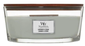 Woodwick Lavender & Cedar Svece 453.6g (5038581103105)