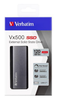 Verbatim 47441 SSD Внешний Портативный Hакопитель 120GB (47441)