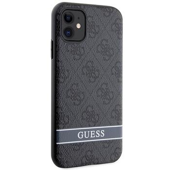 Guess GUHCN61P4SNK Hardcase 4G Stripe Защитный чехол для iPhone 11/XR / серый (GUHCN61P4SNK)