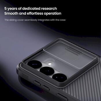 Nillkin CamShield PRO Hard Case Защитный чехол для Samsung Galaxy S26+ / прозрачный чёрный (57983129401)