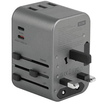 Energea TravelWorld USB-C PD + Универсальный Aдаптер PPS 35W (TWA35-GUN)