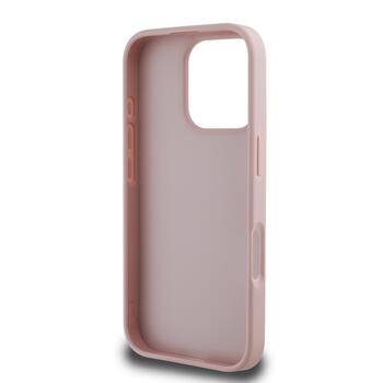 Guess PU Grained 4G Metal Logo Чехол для Apple iPhone 16 Pro (GUHCP16LPGT4MBP)