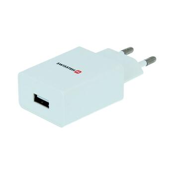 Swissten Travel Smart IC USB 1A зарядное устройство + кабель для передачи данных USB / Micro USB 1.2m (22061000)