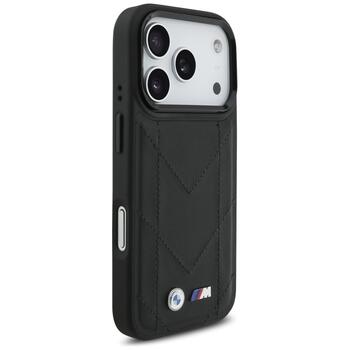 BMW M Quilted Logo MagSafe Case Защитный Чехол для Apple iPhone 17 Pro (BMHMP17L25PSECHK)
