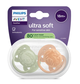 Philips Avent Ultra soft Neutral Соска  18M+ / 2 шт. (SCF093/06)