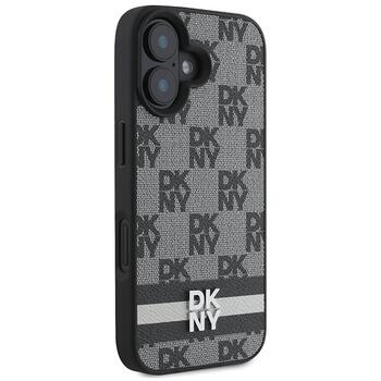 DKNY Checkered Pattern & Printed Stripes Защитный Чехол для Apple iPhone 16 (DKHCP16SPCPTSSK)
