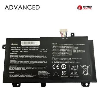 ExtraDigital B31N1726 Аккумуляторная батарея для портативного компьютера Asus B31N1726 (NB431830)